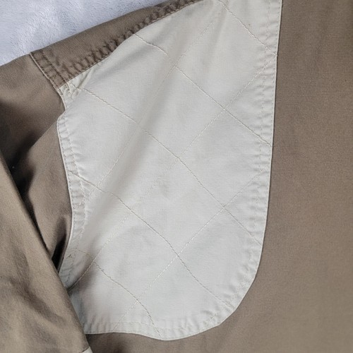 Vintage Duxbak Shirt Mens 2XL Brown Quilted Shoulder Hunting Outdoors - Picture 4 of 11