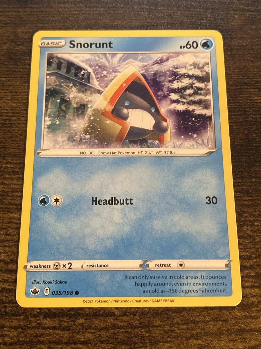 Snorunt 035/198 Chilling Reign Pokemon Card L8843*