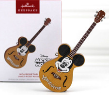 Hallmark Disney Mickey Mouse Mousegetar Ornament With Magic Sound Christmas 2024