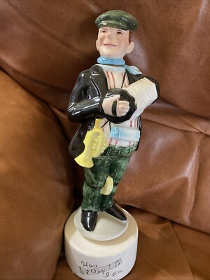 Vintage Drunken Scotsman with Accordion Rotating Musical Decanter