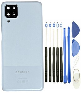 Original Samsung Galaxy A12 Akkudeckel Backcover SM-A125F Weiß + Werkzeugset
