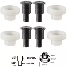 1957-1973 Buick, Chevy, Olds - Window Regulator Rollers & Rivets Door Glass (4)