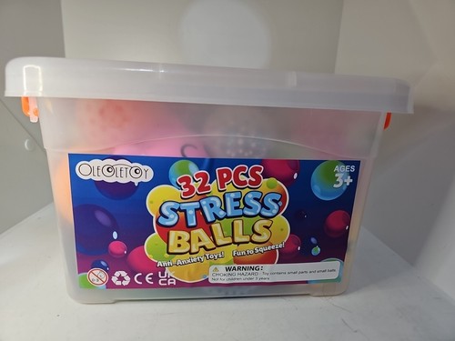 Sensory Stress Balls Set , Squishy Stress Ball, 32 Pack Stress Relief Ball Toys. - Picture 3 of 4