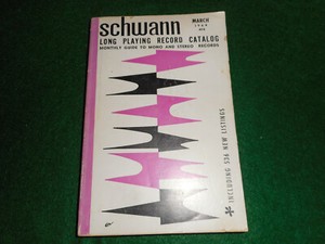Schwann March 1964 Long Playing Record Catalog