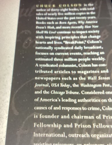 Chuck Colson Speaks : Twelve Key Speeches by America's Foremost Christian Father - Picture 7 of 7