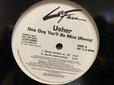 USHER ONE DAY YOU'LL BE MINE REMIXES 12" 1997 ARISTA LFDP 4360 DJ PROMO