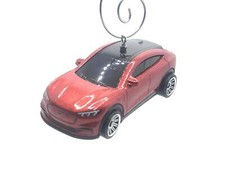 Christmas Ornament for 2021 Ford Mustang Mach-E Red