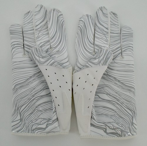 Nike Jordan Vapor Jet Football Gloves Men's XL White/Black - Picture 3 of 6