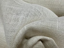 CREAM HESSIAN JUTE Fabric Sacking Table Runner Material Wedding Decor 150cm wide