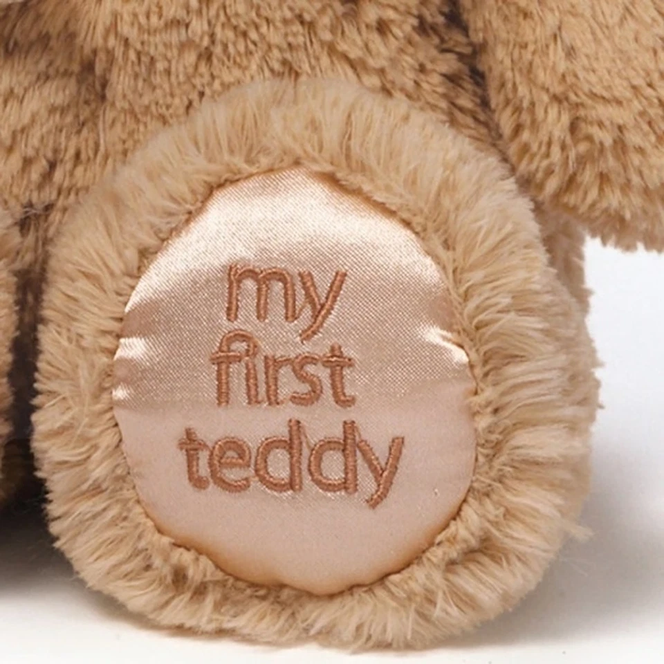 Плюшевое мягкое детское животное унисекс Gund My First Teddy Buddy желтовато-коричневое 10 дюймов - Изображение 4 из 4