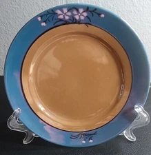 Vintage Japan Lusterware Hand Painted Floral Plate Saucer 5.75" Cottage Decor
