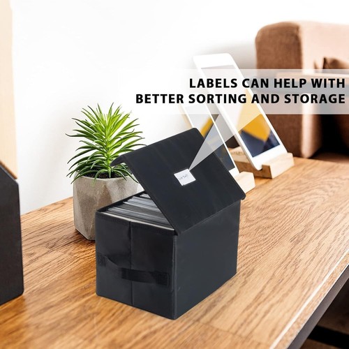 Vinyl Record Storage Box for 7-Inch Records Crate Holds up to 60 Records,Pack of - Picture 3 of 9