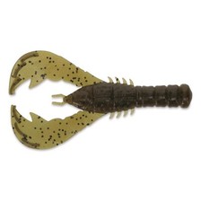 Yamamoto 4" Yama Craw CRAW4-297 Green Pumpkin/Black Flake Soft Bait 6 Pack