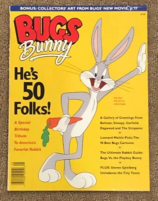DUAL OFFERING Bugs Bunny 50th Anniversary with Cel and Bugs on