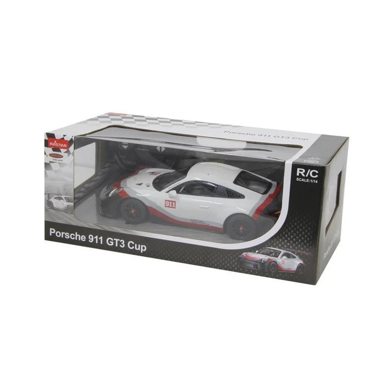 JAMARA Porsche 911 GT3 Cup 1:14 Bianco 2,4GHz - Immagine 2 di 4