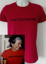 Keith Richards hand tighten only t-shirt worn by rolling stones led zeppelin