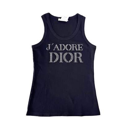 y2k 平成ギャル J'ADORE DIOR タンクトップ ラインストーン y2k 平成ギャル J'ADORE DIOR タンクトップ ラインストーン