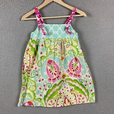 Sweet Chic-A-Dee Dress Girls 6 Paisley USA Made John 5:11-12 Sundress