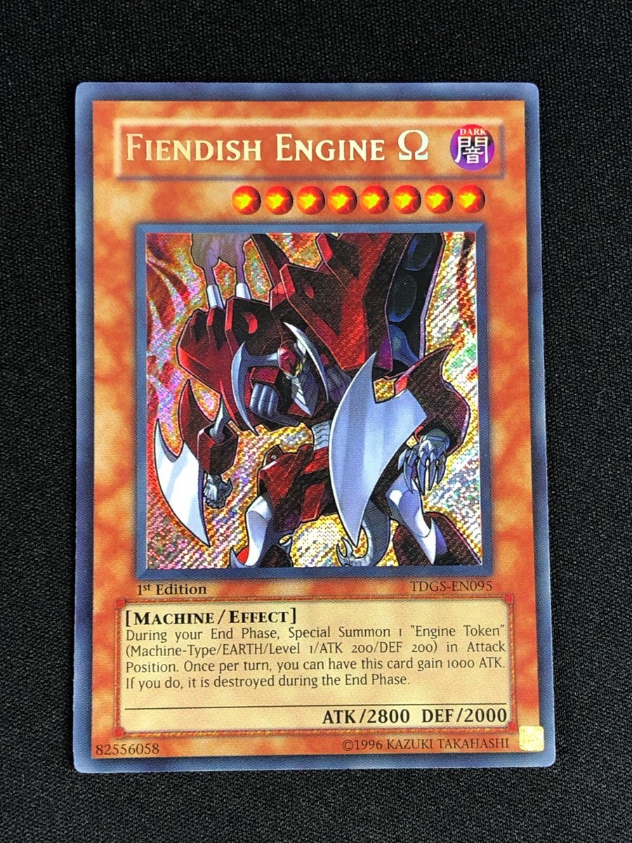 YUGIOH FIENDISH ENGINE TDGS-EN095 1ST SECRET | eBay YUGIOH FIENDISH ENGINE TDGS-EN095 1ST SECRET | eBay