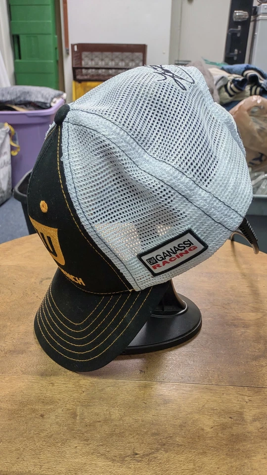 Bandera a Cuadros Deportes Kurt Busch #1 Llave de Engranajes Patrocinador Gorra de Pelota Sombrero Ajustable Foto 2 de 4