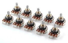 10x Bourns 250K Pot 3/8 Short Split Shaft Audio Taper Low Friction Rotation