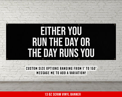Bannière Motivation Sport - Grand Poster Citation Murale - Vinyle - Neuf