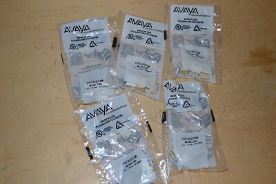 Lot of 5 ~ NEW Avaya 107322158  1 Port Modular Wall Jack *FREE SHIPPING*  ~  B