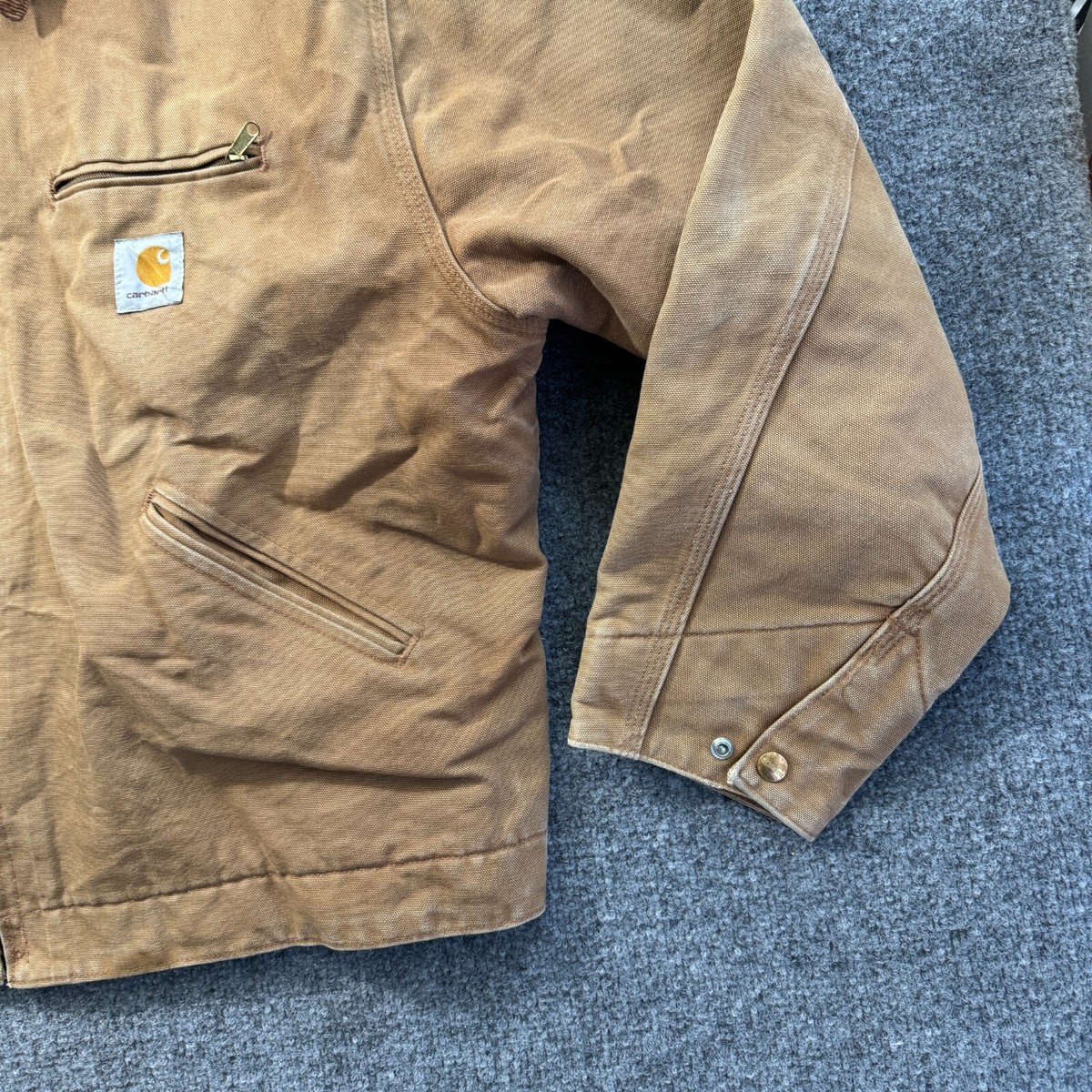 Vintage Carhartt Detroit Jacket Mens 48 Reg Canvas Blanket Lined 