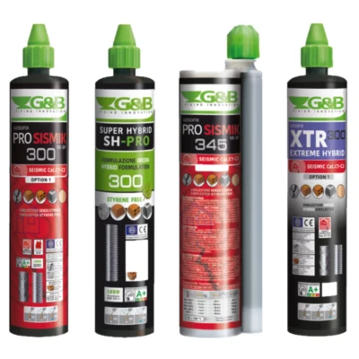 G&B Injektionsmörtel Verbundmörtel CE - zertifiziert Option 1 - 7 + 2 Statikmischer