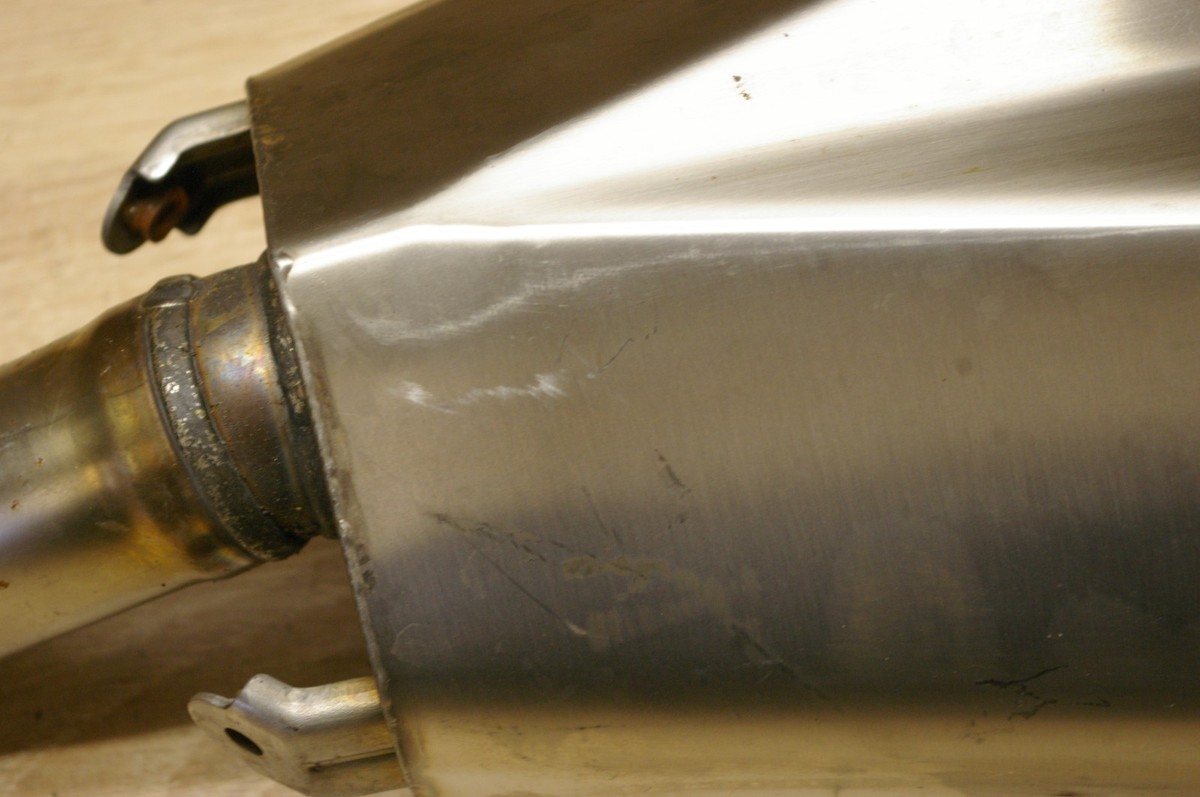 Kawasaki ZX-10 / Z1000 left exhaust / muffler / silencer 2013