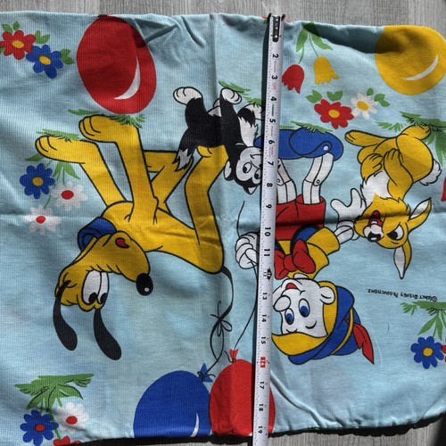 Disney Handmade Pillowcase VTG Fabric Pluto Pinocchio Figaro - Picture 15 of 16