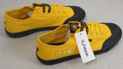 Feiyue X Bruce Lee 1920 - Martial Arts Shoes FU100183M -  11 M  Yellow NEW
