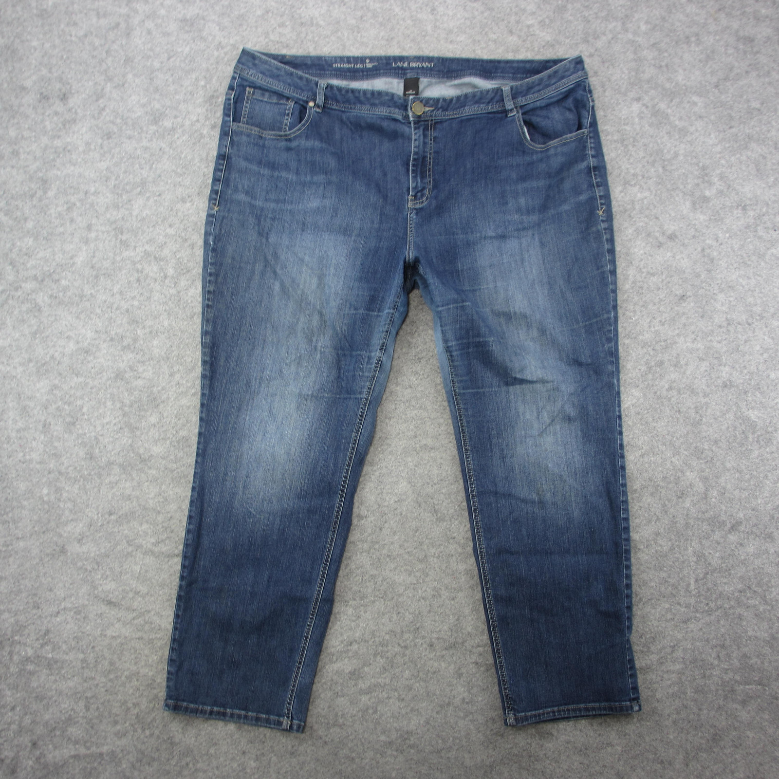 Lane Bryant Jeans Women's Plus Size 24 Blue Medium Wash High Rise