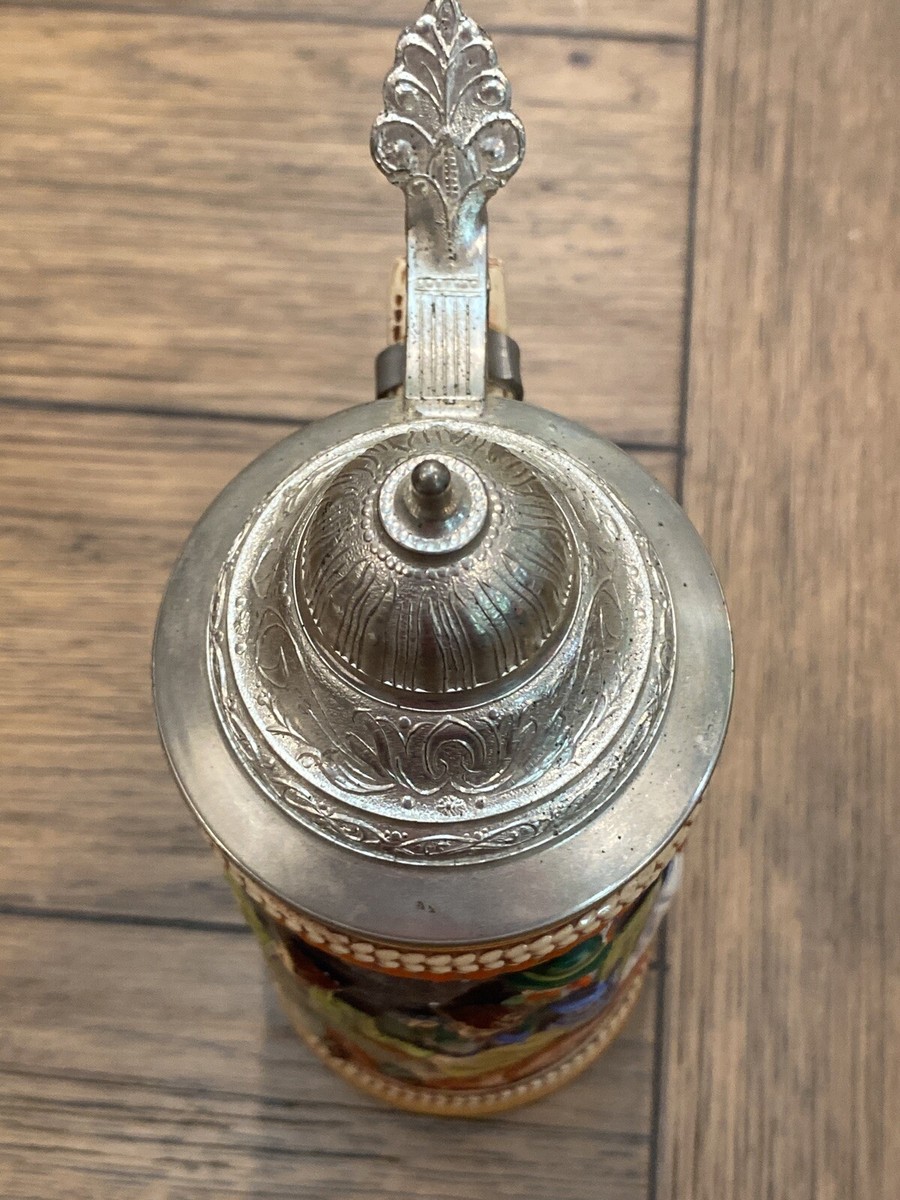 Vintage German Beer Stein 9.5