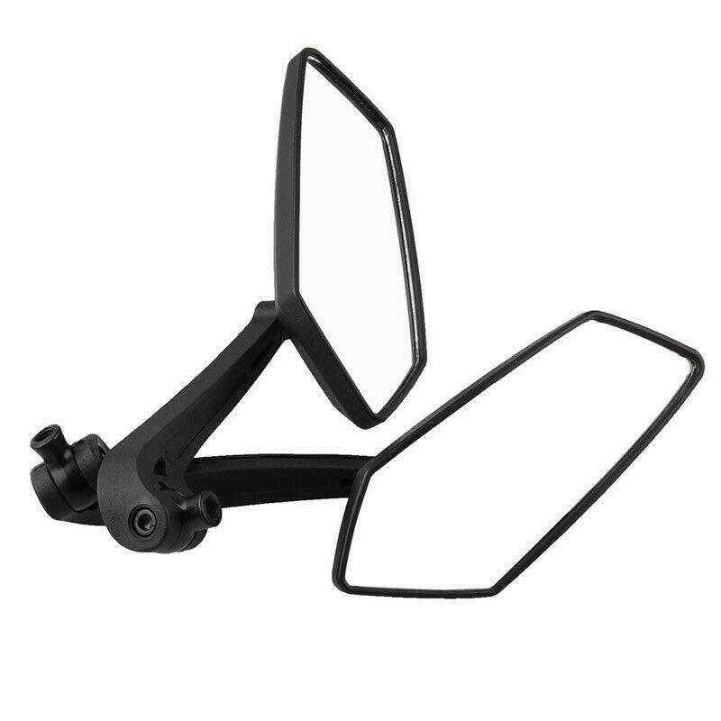 2PCS Black Motorcycle Scooter Choppers Side Rear View Mirror 8mm 10mm Accessory
