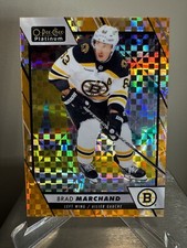 BRAD MARCHAND #149. 2023-24 O-Pee-Chee Platinum ORANGE CHECKERS 01/25
