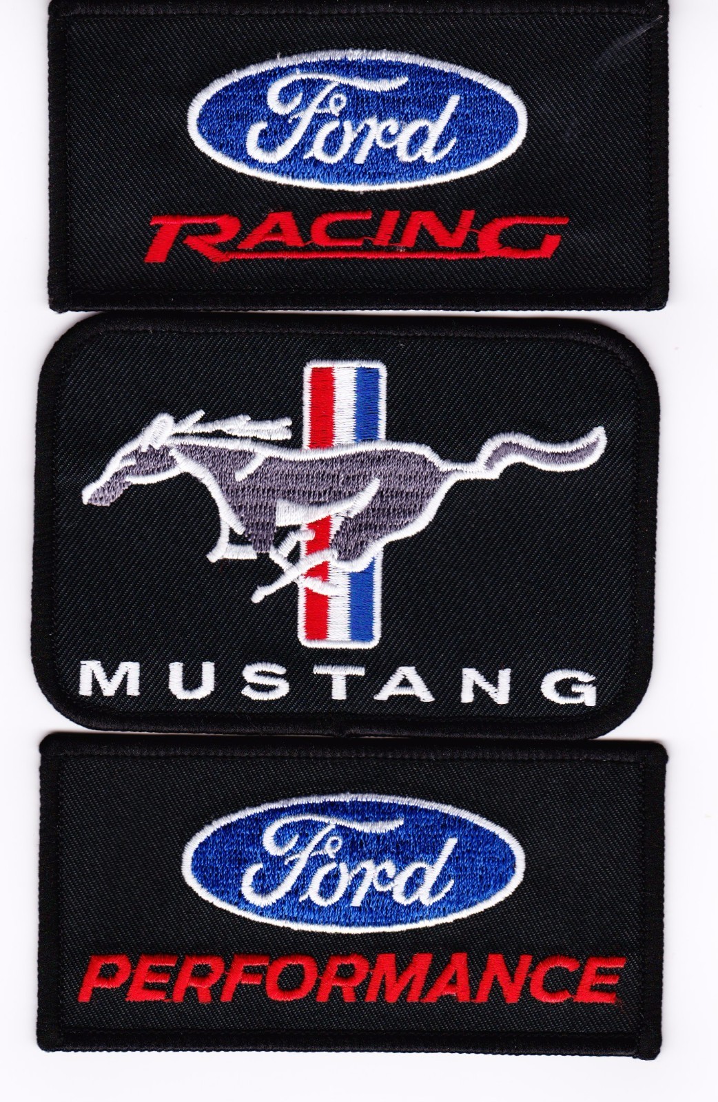 FORD RACING MUSTANG PERFORMANCE SEW/IRON ON PATCH EMBROIDERED COYOTE ...