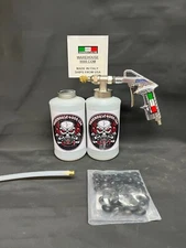 Fluid Film Pro Undercoating Gun with 2 empty Bottles & 360 Pro Wand Made Italy