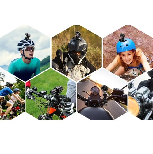Mini Sport Action Sports Camera Flashlight Helmet Full HD 1080P Video Waterproof - Picture 13 of 14