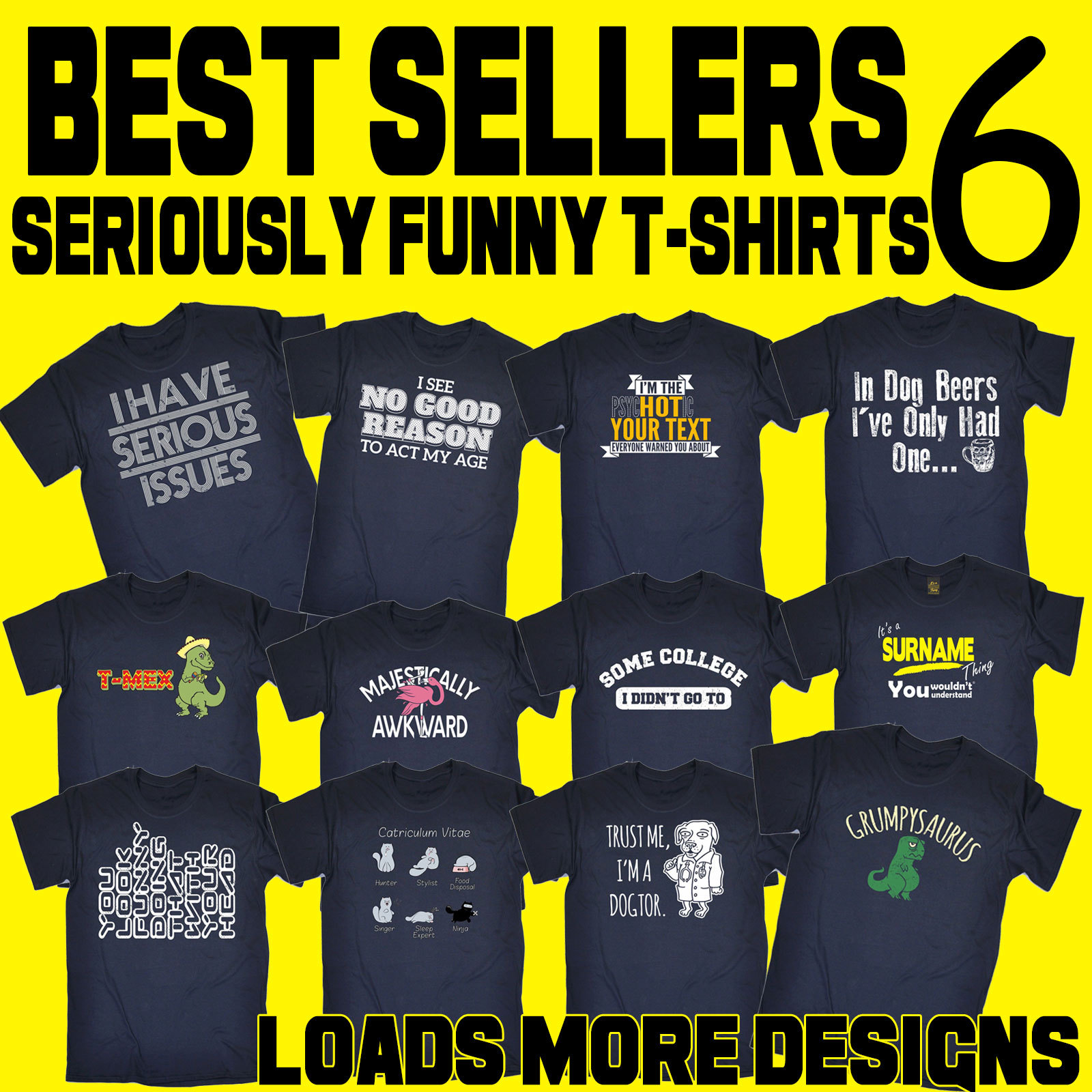 Funny Men's T-Shirts novelty t shirts shirt Birthday Gift Gifts top tee 6 NAVY