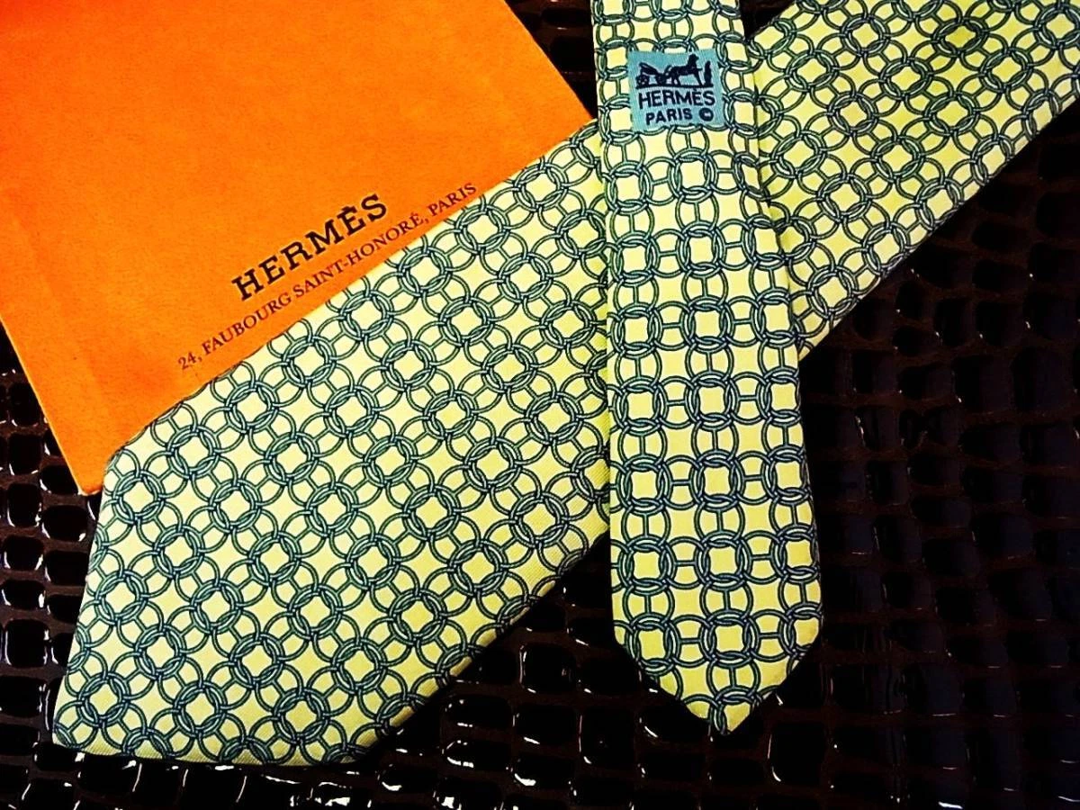 HERMÈS Cravatta uomo HERMES Francia vera seta cravatta abito classico lusso multicolore T375