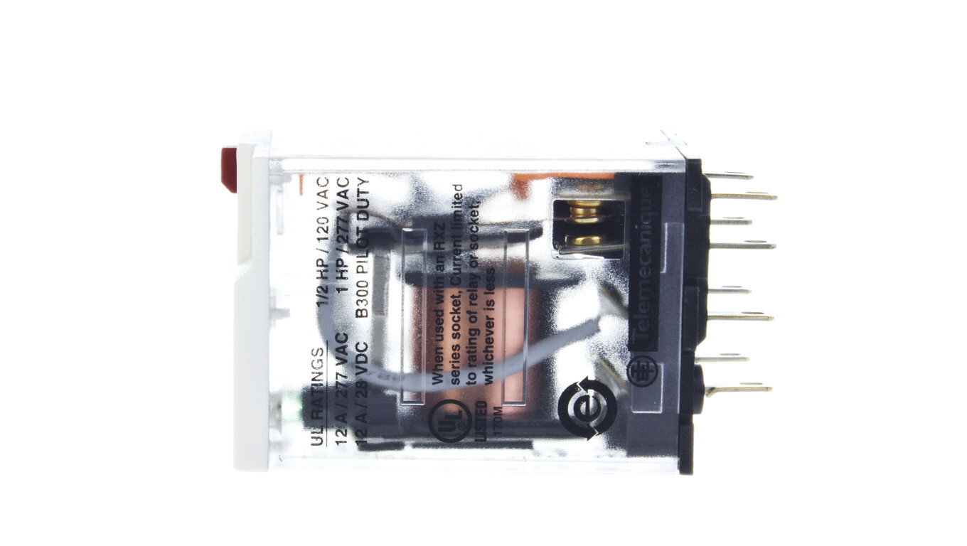 Miniature relay 2P 12A 230V AC AgNi RXM2AB2P7 /T2UK