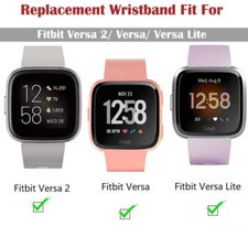 Cinturino In Silicone Oumida Per Fitbit Versa 2/Versa/Lite - Fori Di Aria, Traspirante, Impermeabile, Bicolore - 2