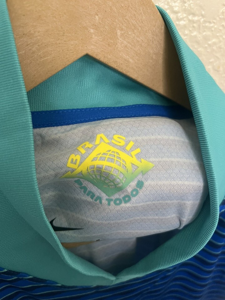 Nike Dri Fit Brazil 2024 Stadium Away Soccer Jersey Size M eBay