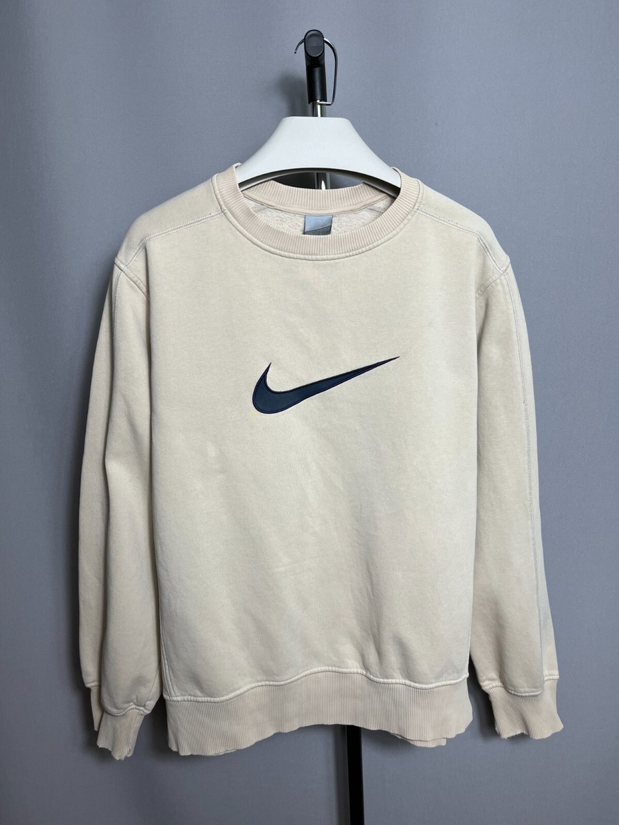 beige vintage nike sweater