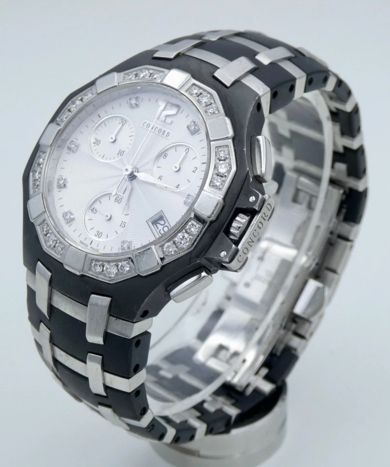 Concord Saratoga Damen Uhr Quarz mit Diamanten Swiss Made Ref.14.H1.1881 1 S - Bild 2 von 4