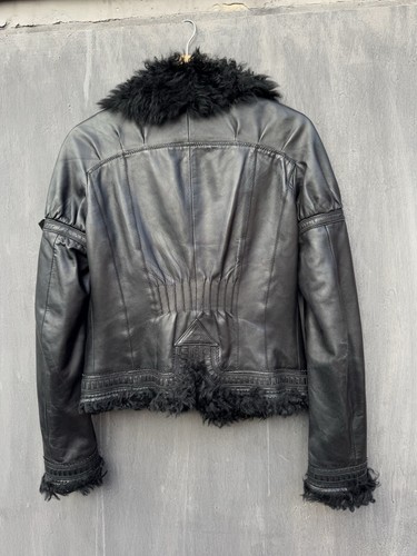 Roberto Cavalli Vintage Lederjacke Größe 44 Made In Romania - Bild 14 von 15