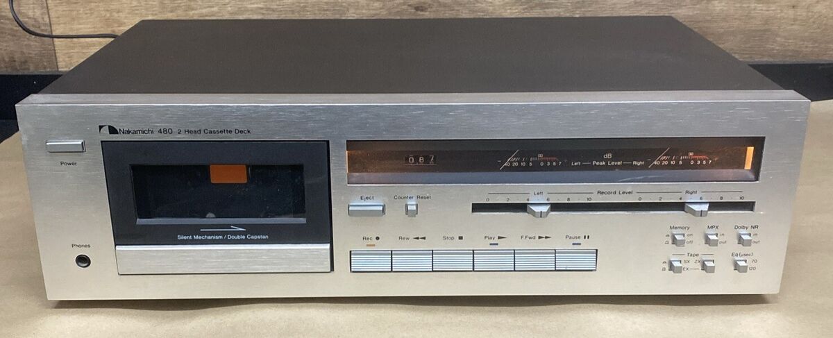 Nakamichi 480 2 Head Cassette Deck. For Parts Or Repair Nakamichi 480 2 Head Cassette Deck. For Parts Or Repair