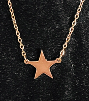 Tribal Spirit Steel Kette Stern Aus Hochwertigem Edelstahl 316L RoséVergoldet