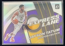 2021-22 Optic Jayson Tatum Express Lane Purple Holo